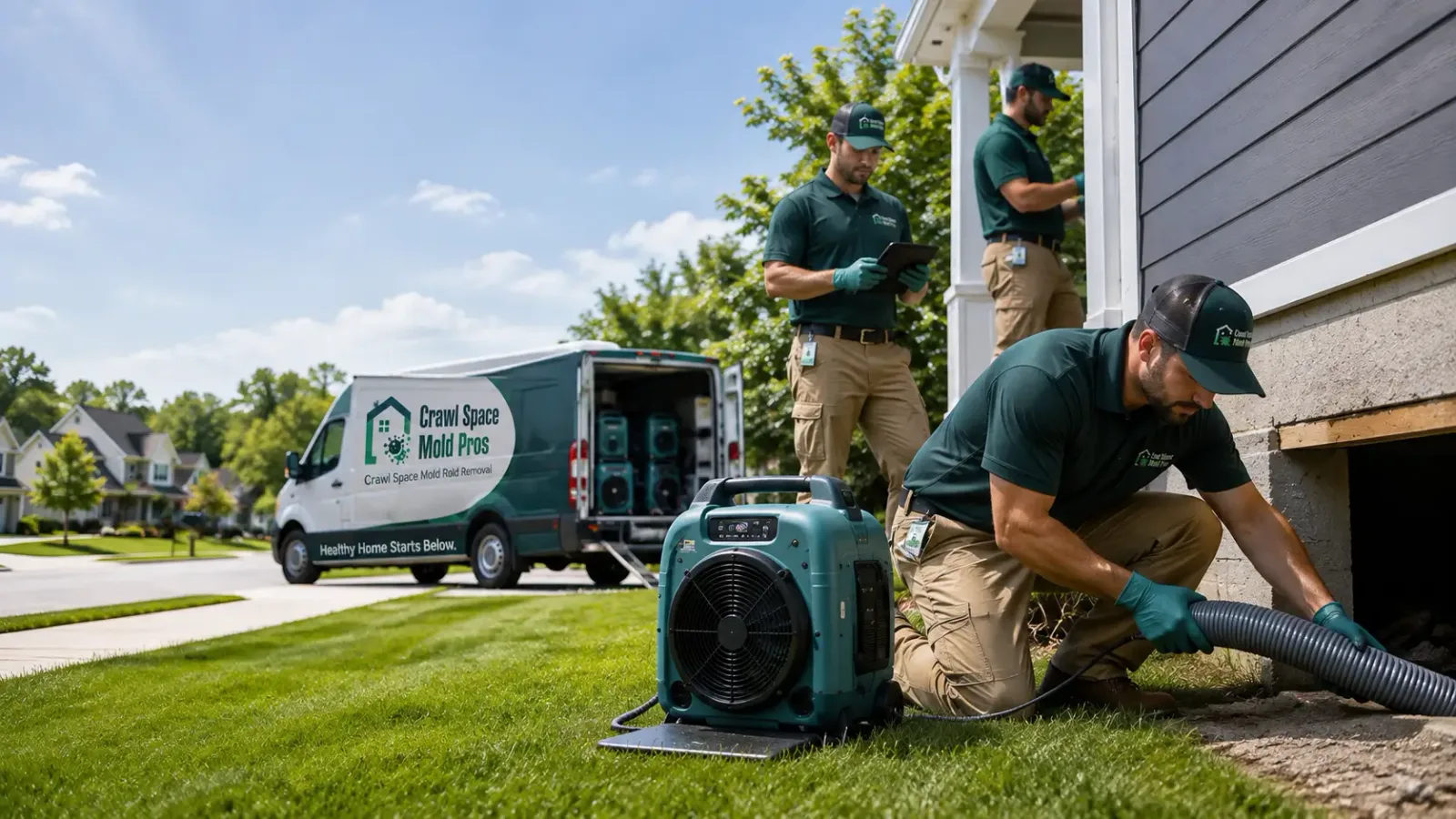 Crawl Space Mold Removal in Rock River, WY